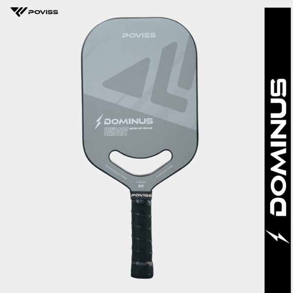 Vợt Pickleball Poviss Dominus 902 Strike (14mm) Storm Grey